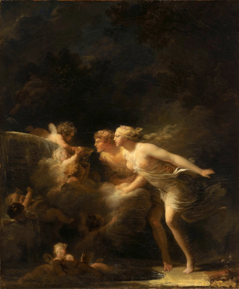 La Fuente de amor - Jean-Honoré Fragonard