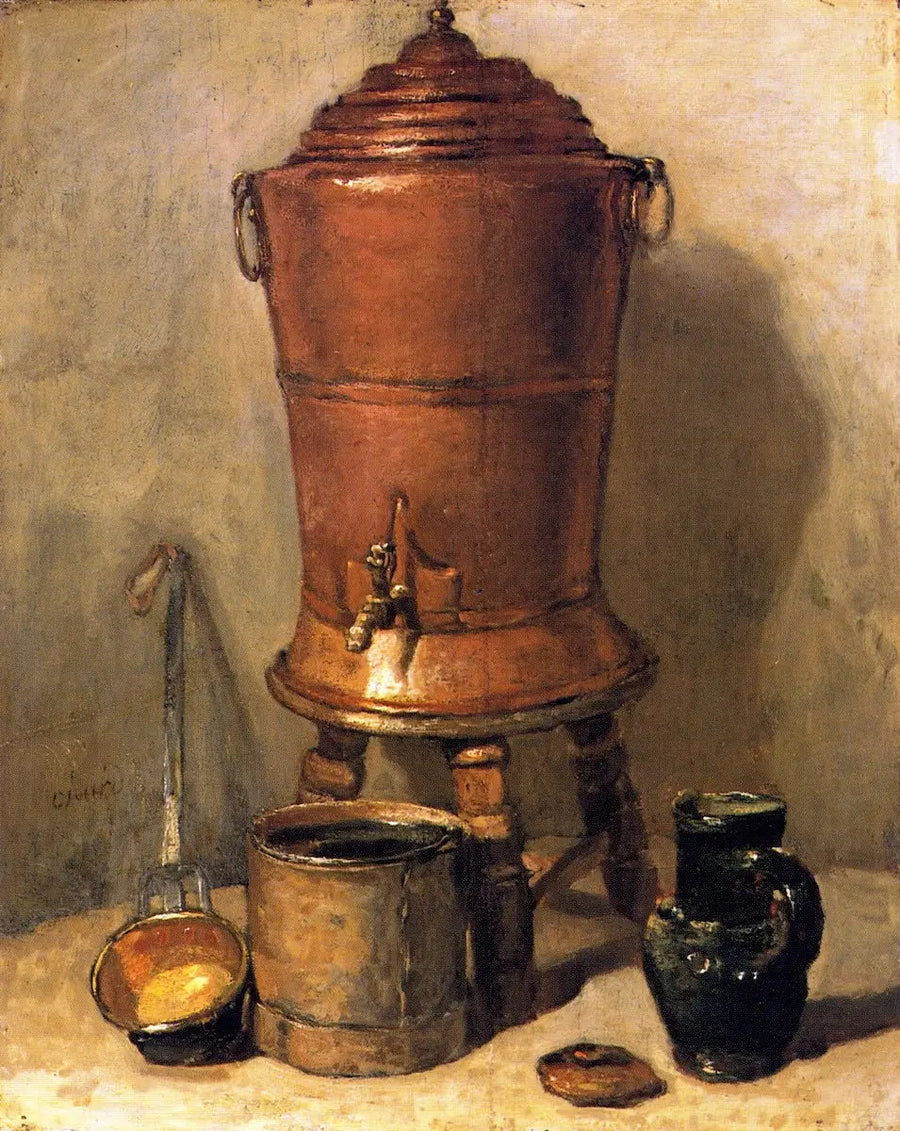 La Fuente de cobre - Jean Simeón Chardin