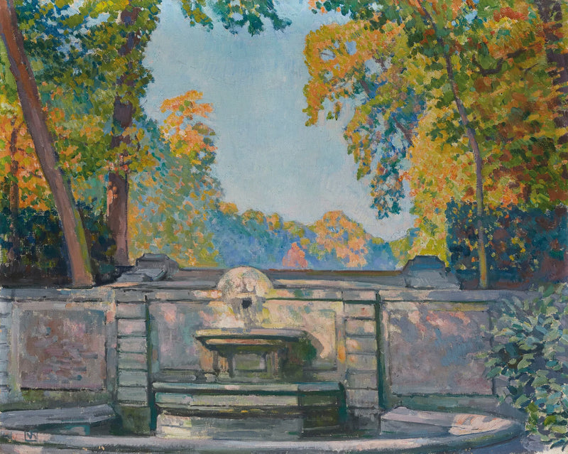 La fuente - Theo van Rysselberghe
