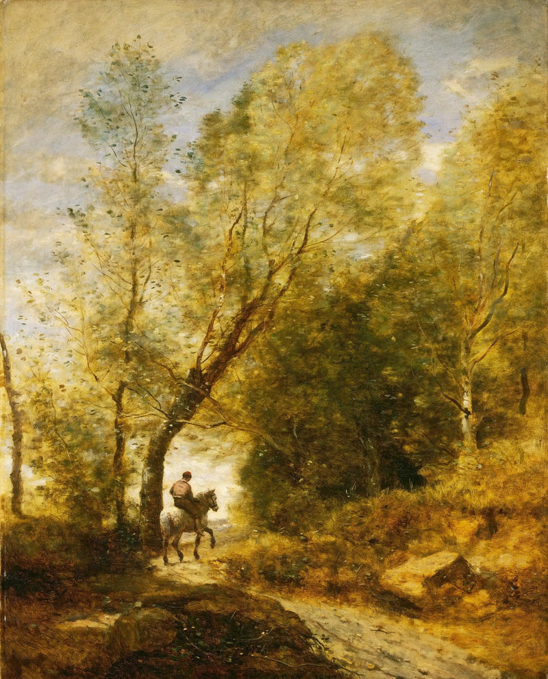 El bosque de Coubron - Jean-Baptiste Camille Corot