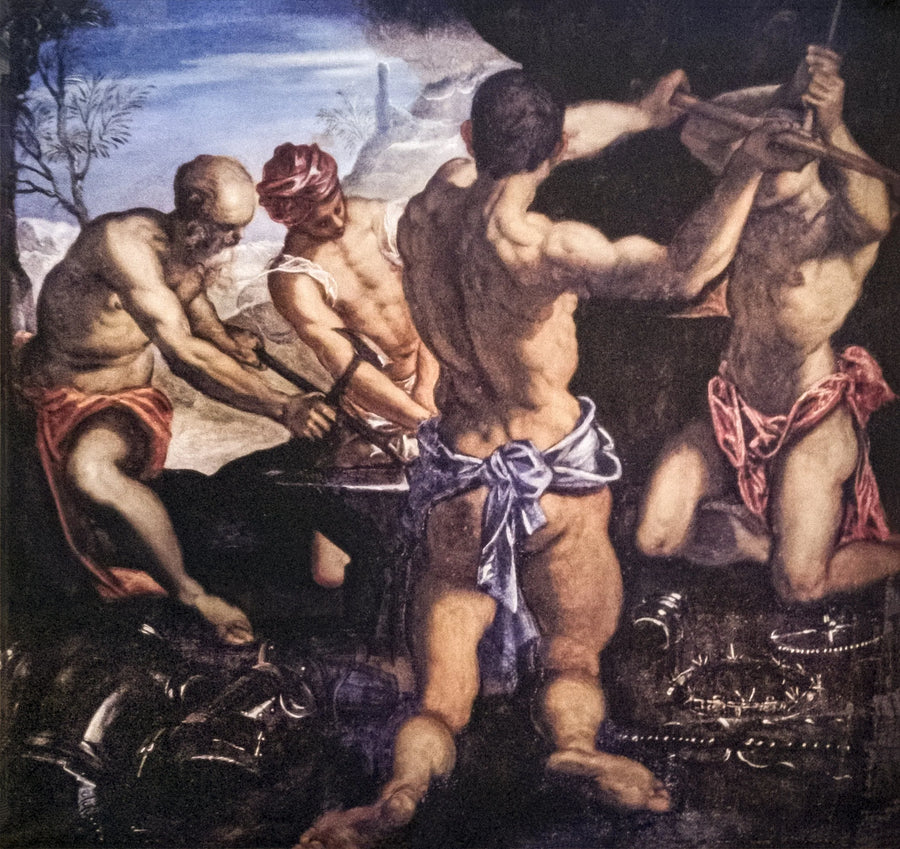 La forja de Vulcano - Jacopo Tintoretto
