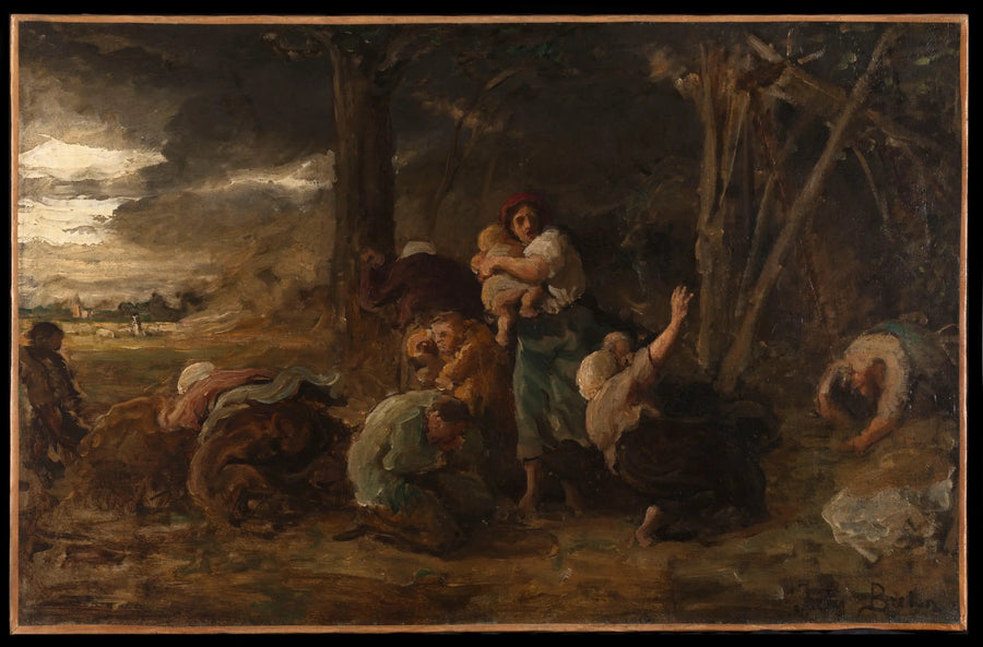 La tormenta eléctrica - Jules Breton