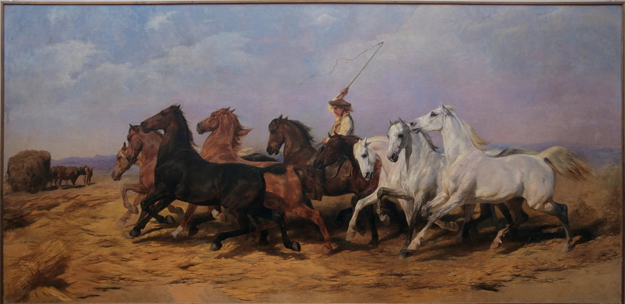 La molienda del trigo en Camargue - Rosa Bonheur