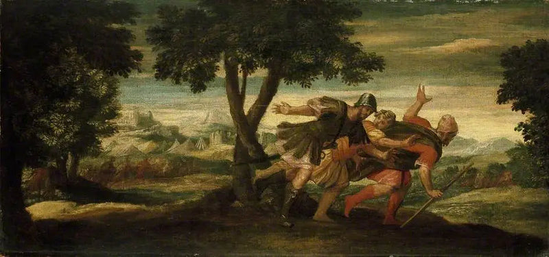 La fuga de Achior del campamento de Holofernes - Paul Véronèse