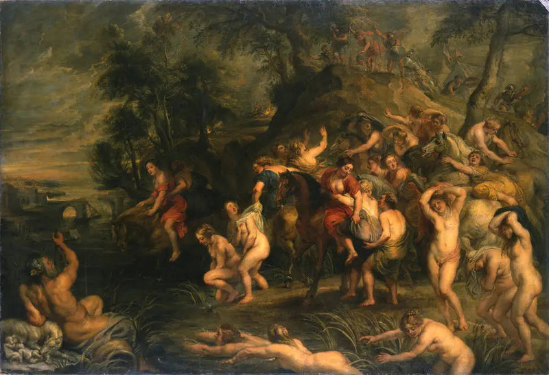 La fuga de Cloelia - Peter Paul Rubens