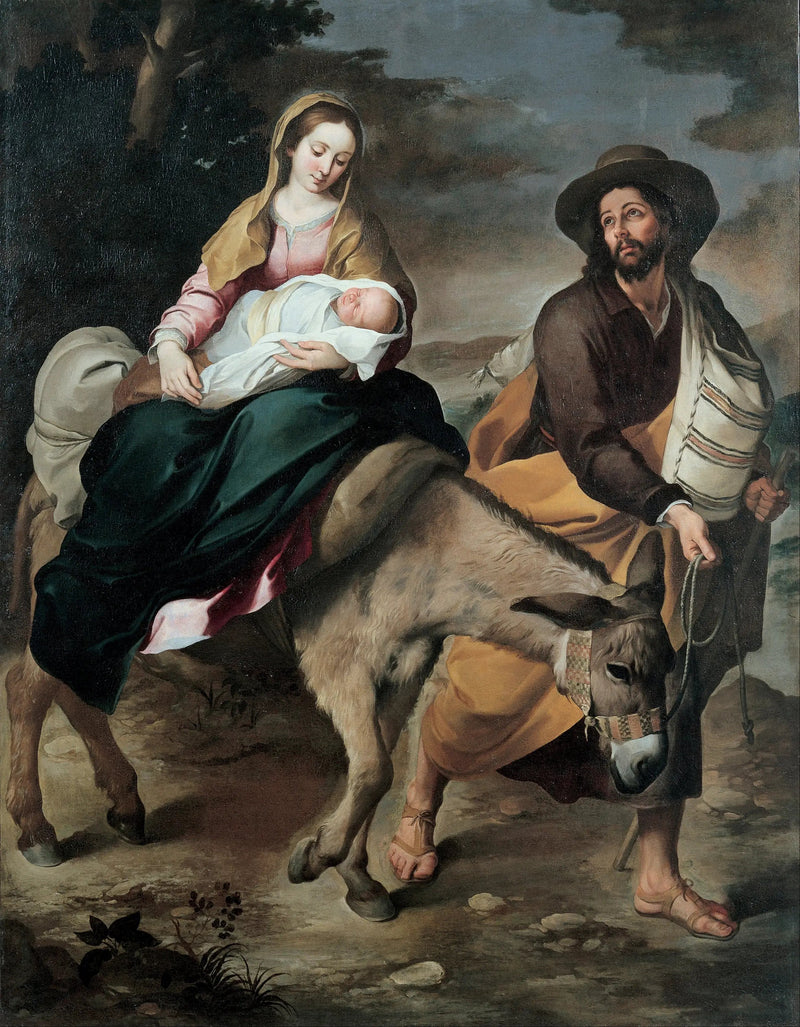 La huida a Egipto - Bartolomé Esteban Murillo
