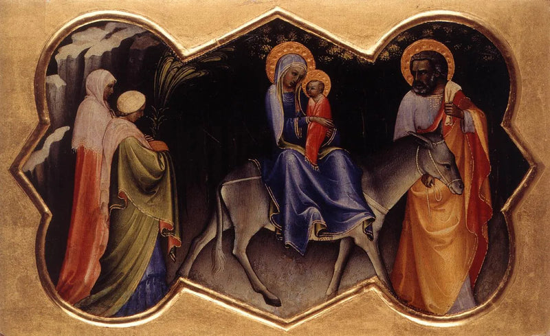 La huida a Egipto - Lorenzo Monaco