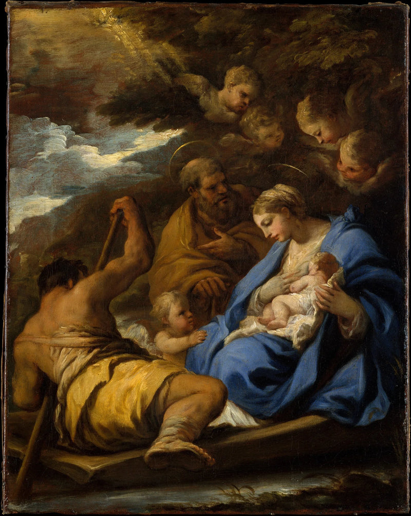La huida a Egipto - Luca Giordano