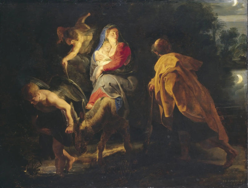 La huida a Egipto - Peter Paul Rubens