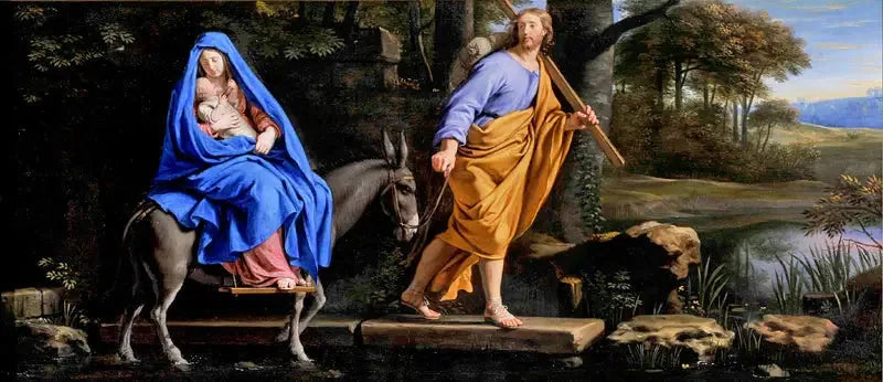 La huida a Egipto - Philippe de Champaigne