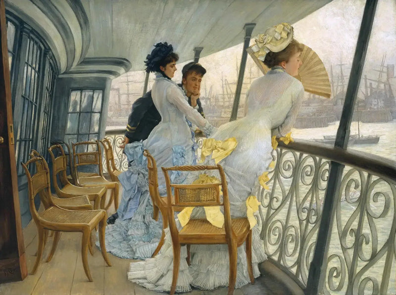 La Galería del HMS Calcutta (Portsmouth) - James Tissot