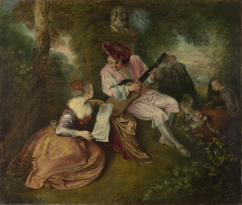 La Gama del Amor - Antoine Watteau