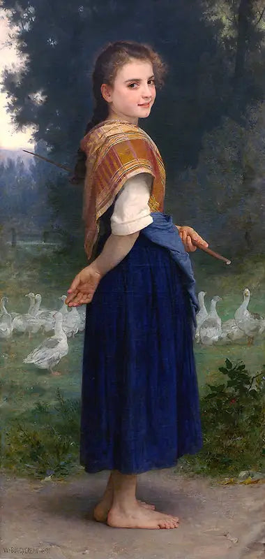 La Guardiana de gansos - Bouguereau