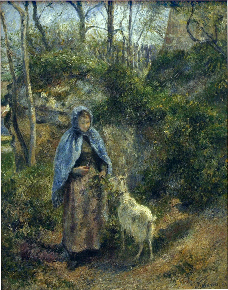 La Pastora de cabras - Camille Pissarro