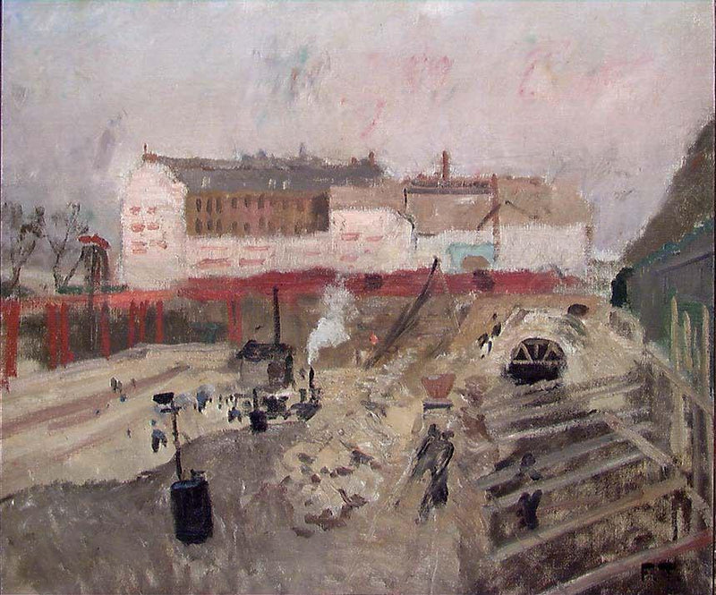 La estación de tren Orleans-París está en obras - Frits Thaulow