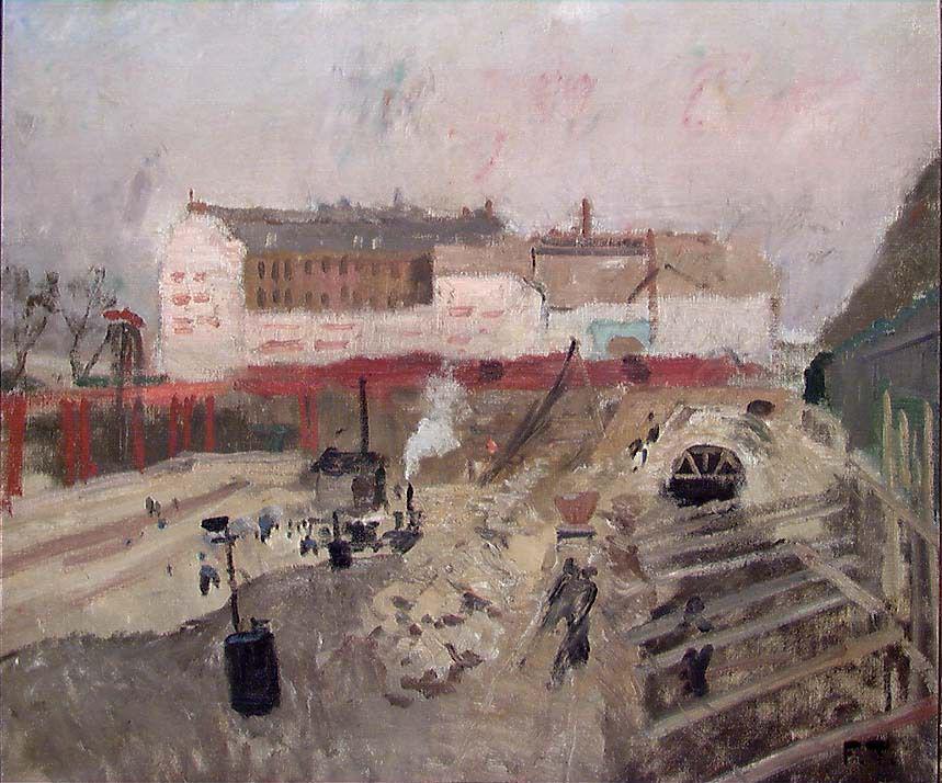 La estación de tren Orleans-París está en obras - Frits Thaulow