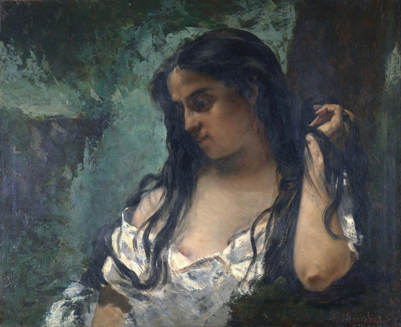La Gitana pensativa - Gustave Courbet