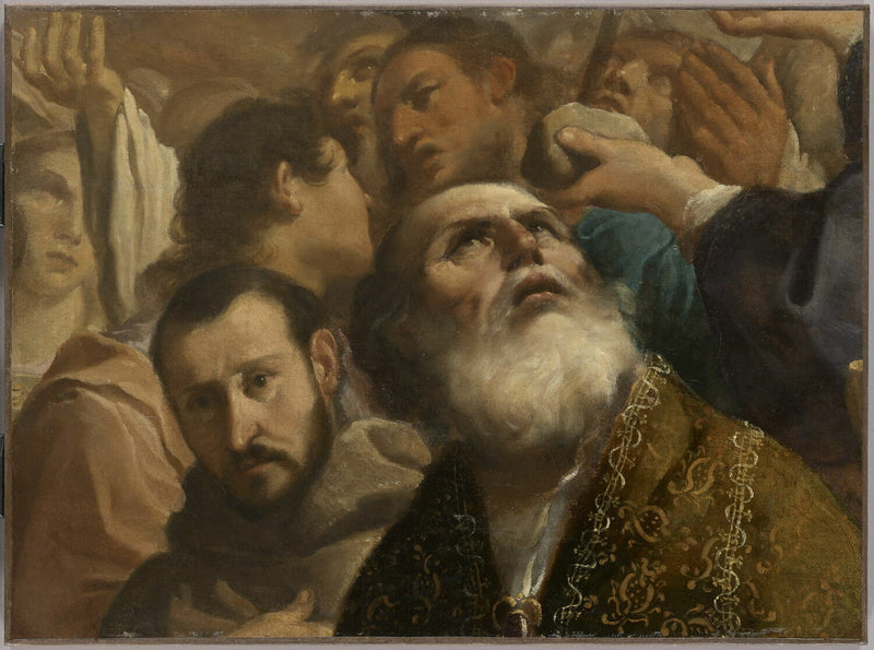 La Gloria de todos los santos. Fragmento - Guercino