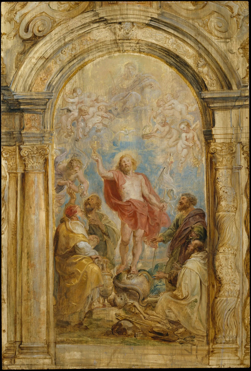 La glorificación de la Eucaristía - Peter Paul Rubens