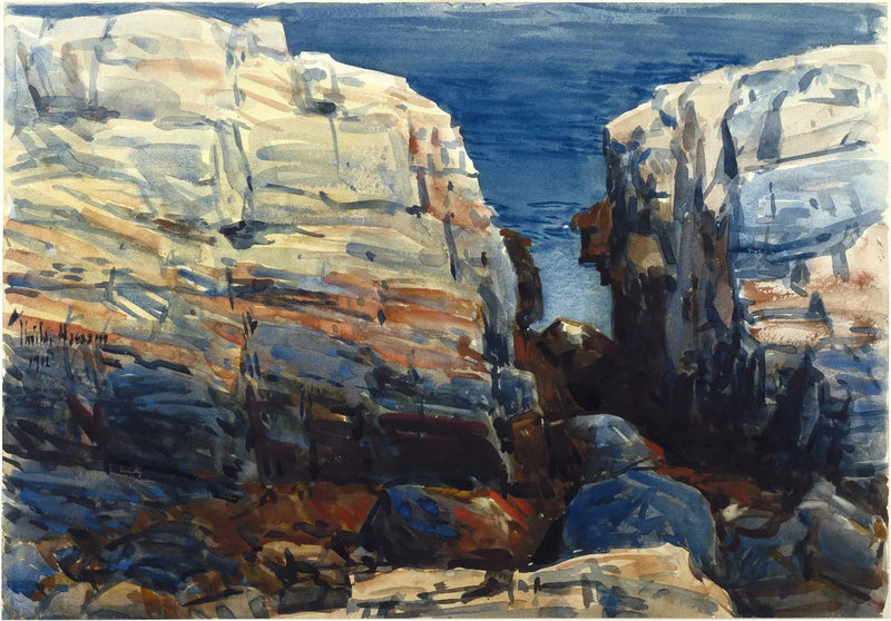 La Garganta, Appledore - Childe Hassam