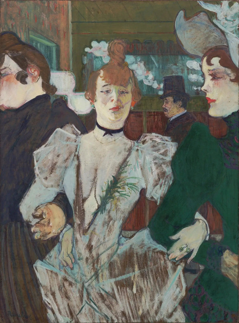 La Goulue entrando en el Moulin-Rouge - Henri de Toulouse-Lautrec