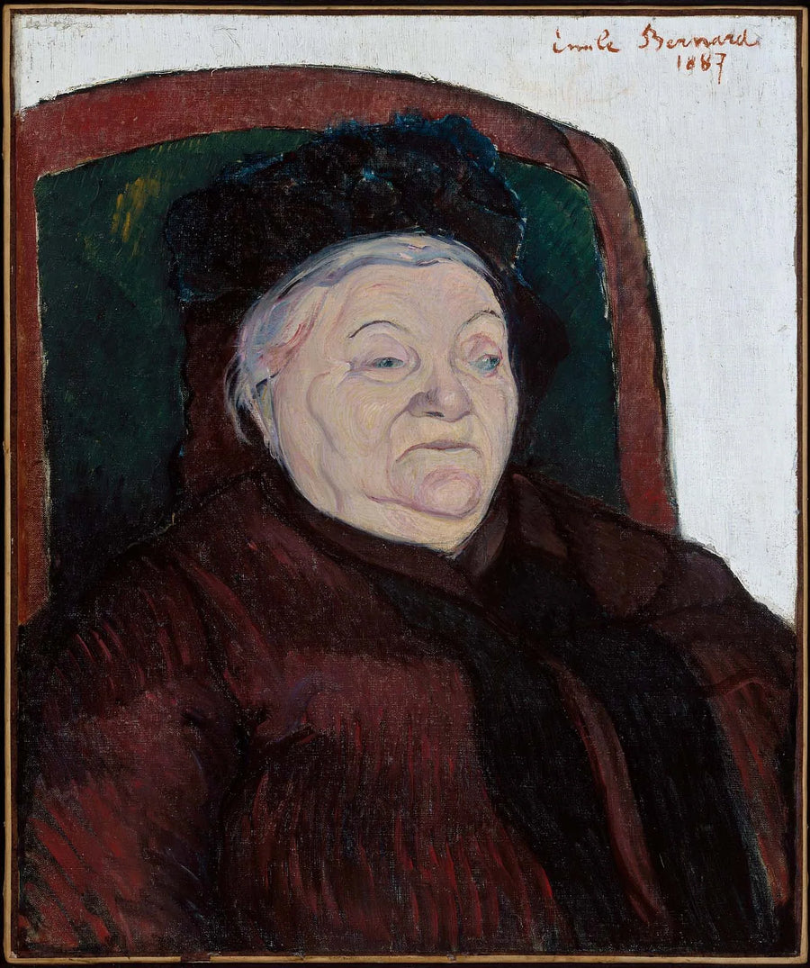 La abuela del artista - Émile Bernard
