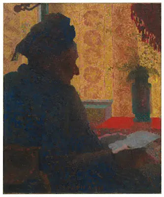 La abuela Michaud en contraluz - Édouard Vuillard
