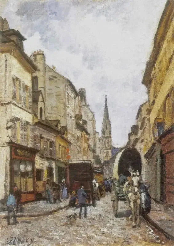 La Gran Calle en Argenteuil - Alfred Sisley