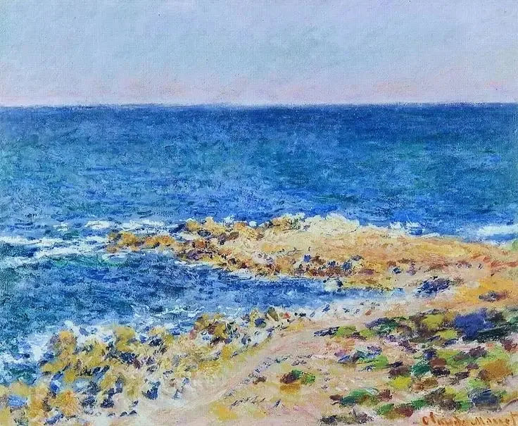 La gran Azul en Antibes - Claude Monet