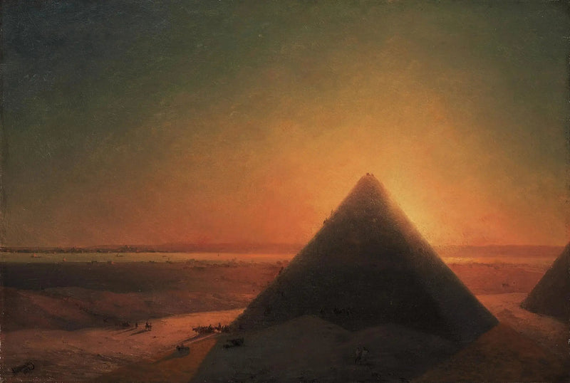 La Gran Pirámide de Gizeh - Ivan Aïvazovski