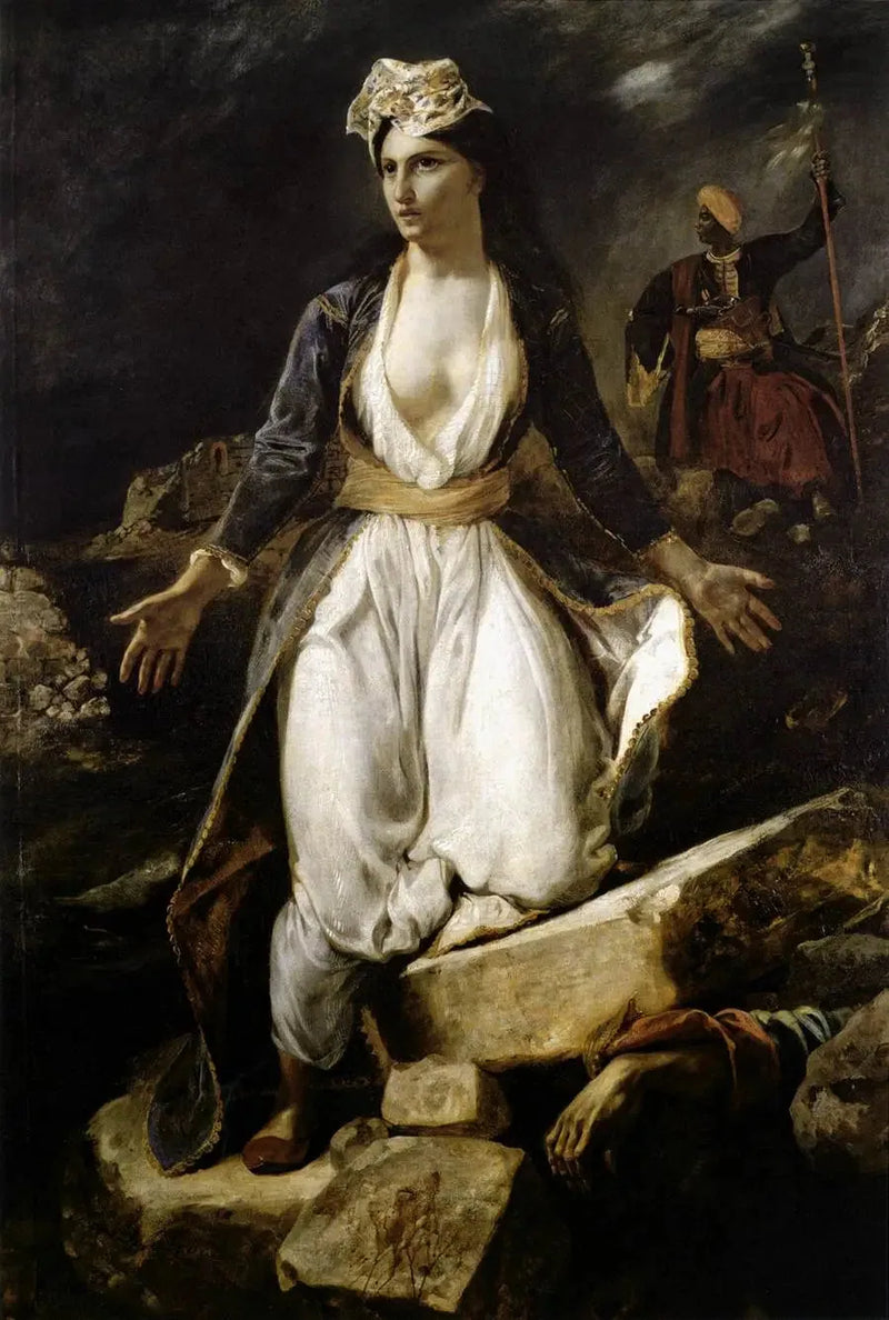 Grecia sobre las ruinas de Missolonghi - Eugène Delacroix
