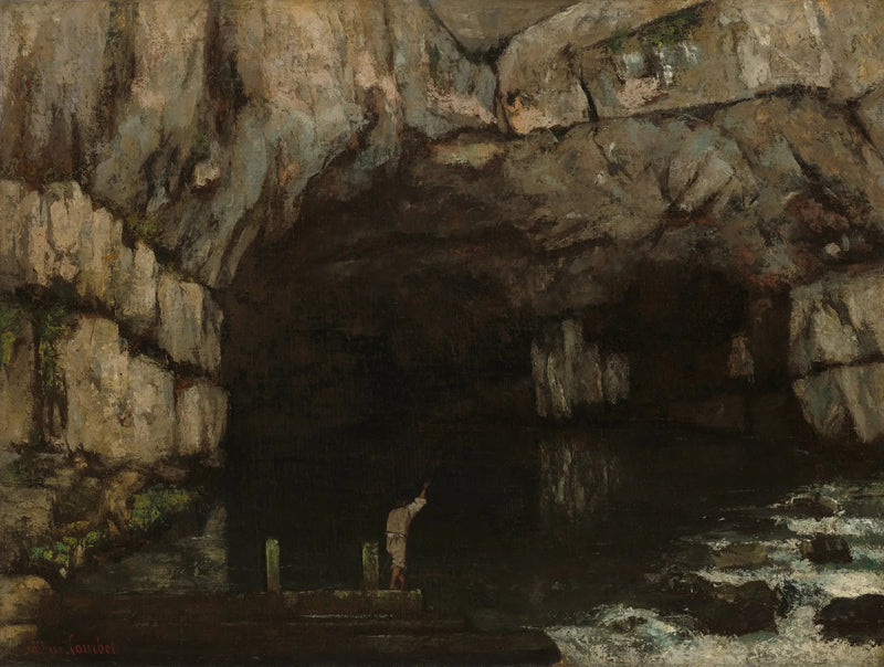 La Cueva de la Loue - Gustave Courbet