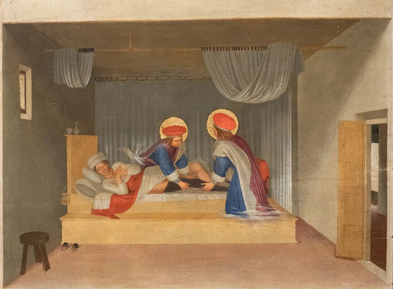 La sanación de Justiniano por san Cósme y san Damián - Fra Angelico