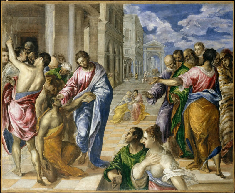 La Sanación del ciego - El Greco
