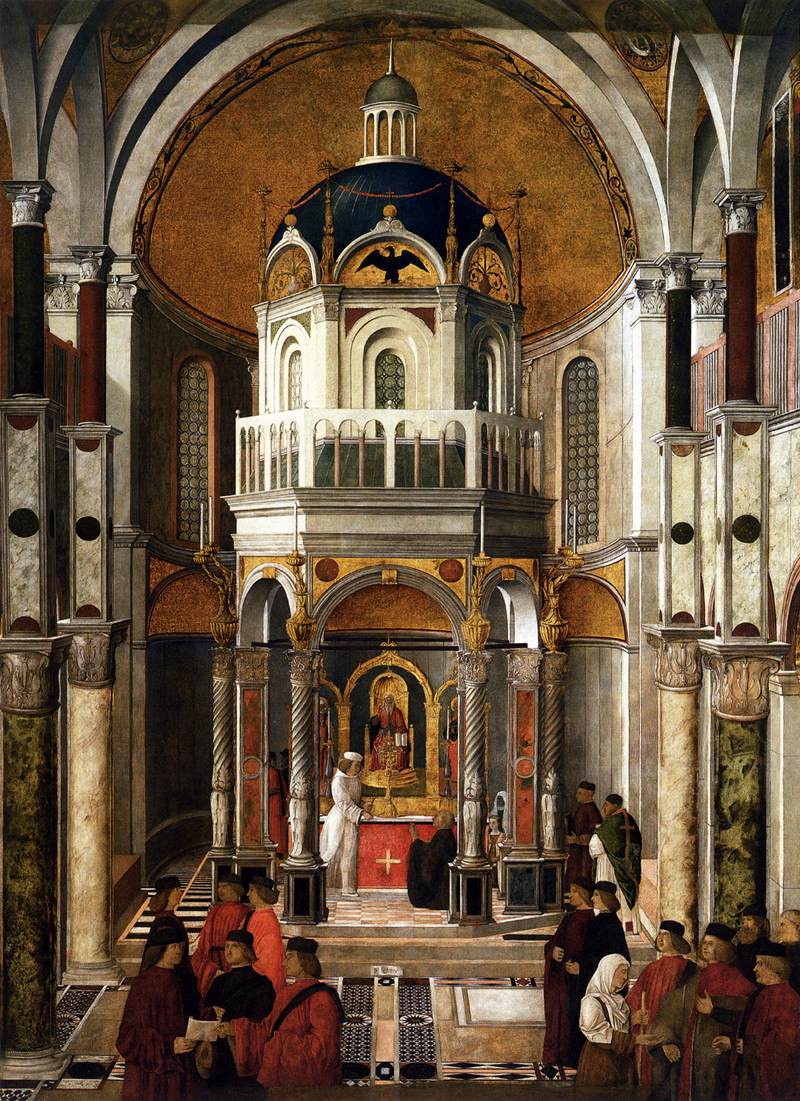 La sanación de Pietro dei Ludovici - Gentile Bellini