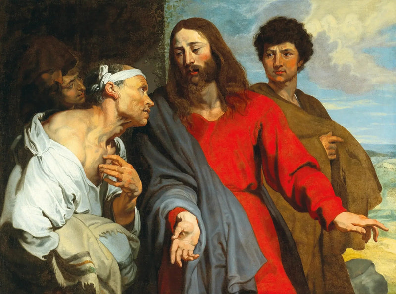 La sanación del paralítico - Antoine van Dyck