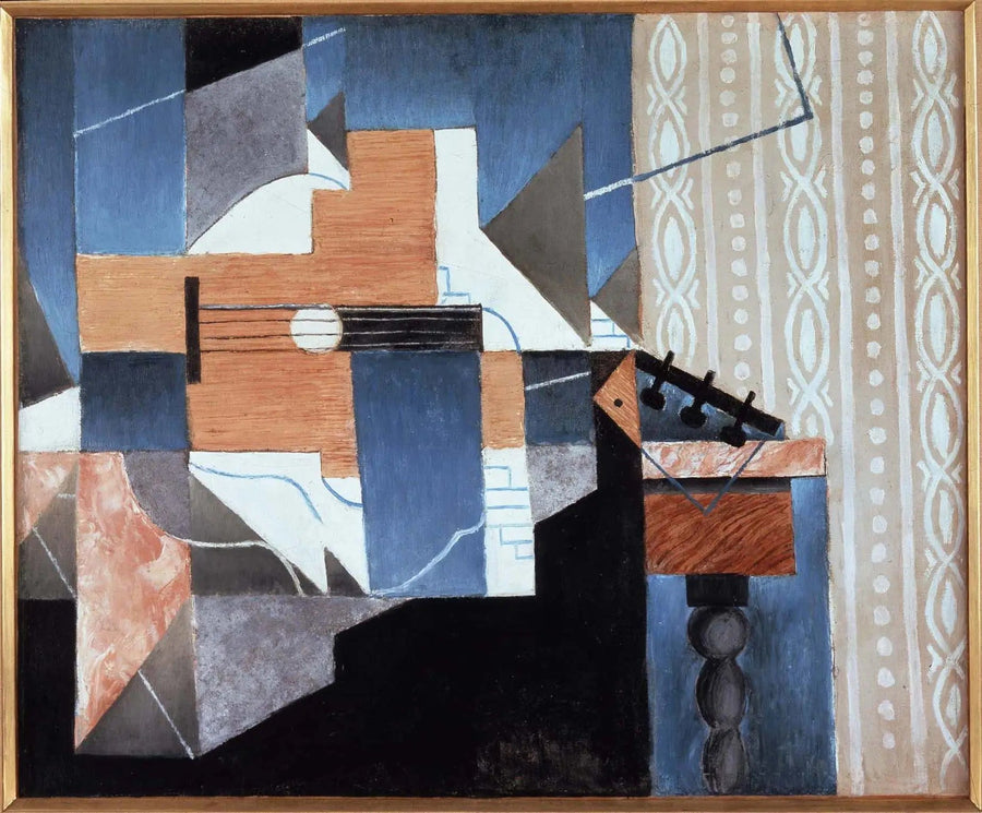 La guitarra sobre la mesa - Juan Gris