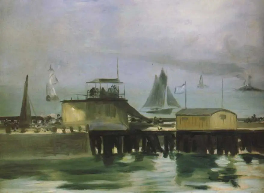 La jetée de Boulogne - Édouard Manet image 1 copie peinte à la main à l’huile