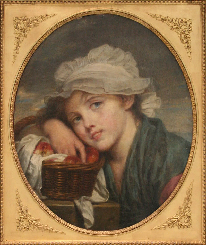 La joven con cesta - Jean-Baptiste Greuze