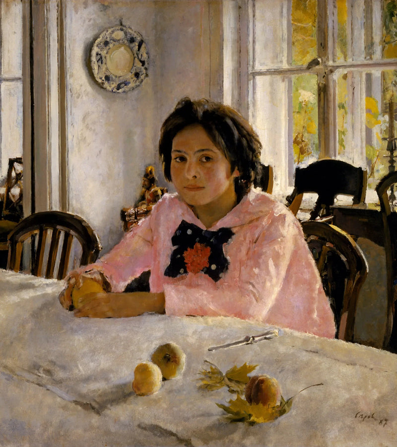 La chica con melocotones - Valentin Serov