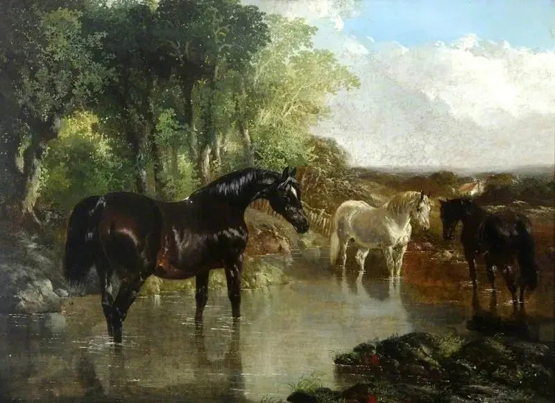 La yegua de cría - John Frederick Herring, Sr.