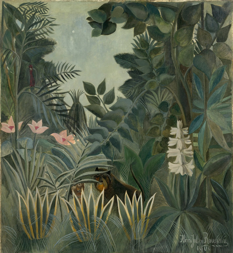 La Jungla Ecuatoriana - Henri Rousseau