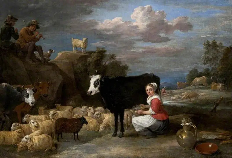 La lechera - David Teniers el Joven