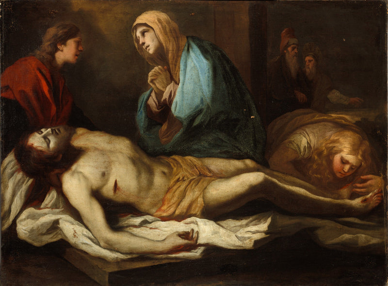 La Lamentación sobre el Cristo muerto - Luca Giordano