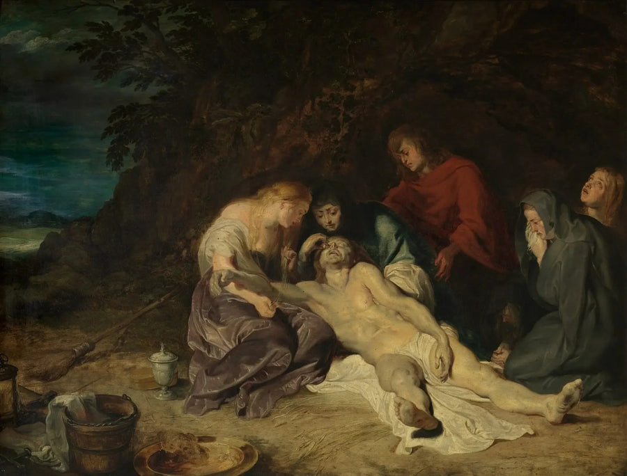 La Lamentación sobre el Cristo muerto - Peter Paul Rubens