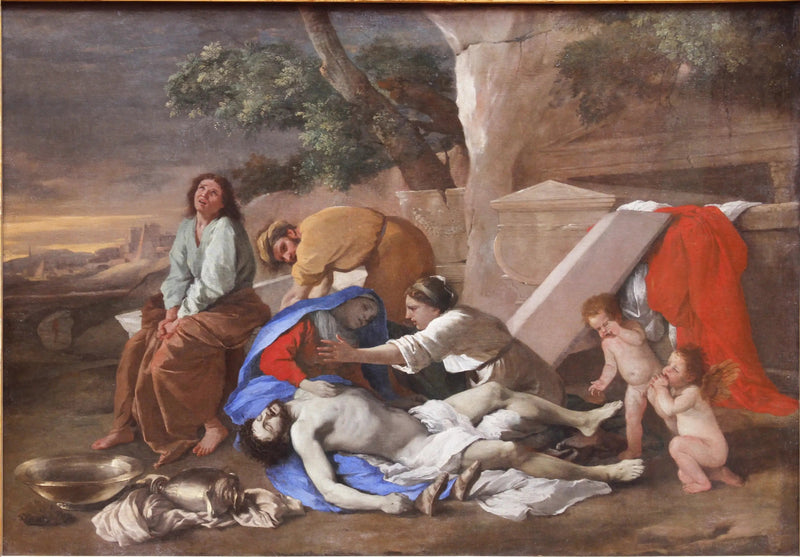La Lamentación sobre el Cristo - Nicolas Poussin