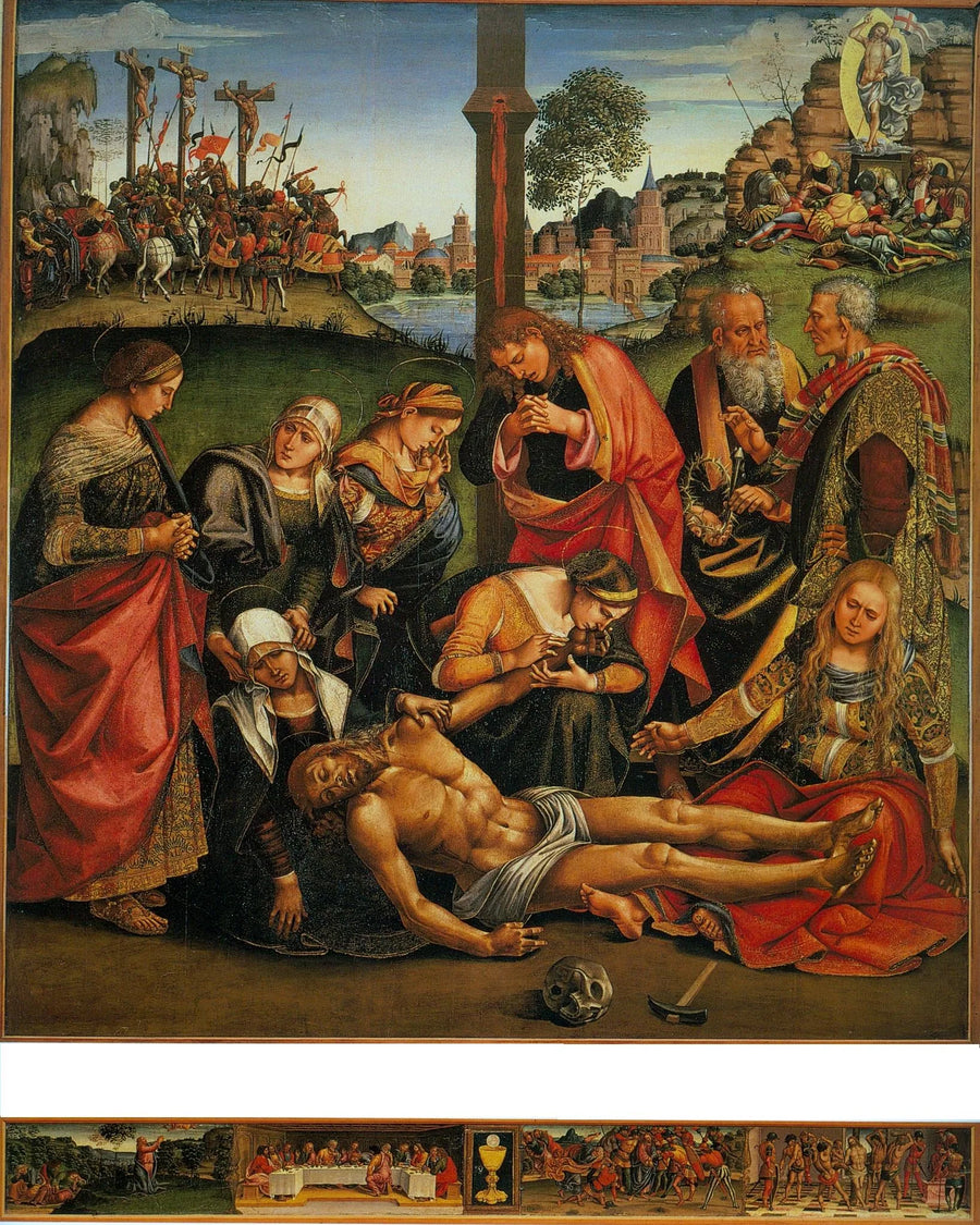 La lamentación sobre el cuerpo de Cristo muerto - Luca Signorelli