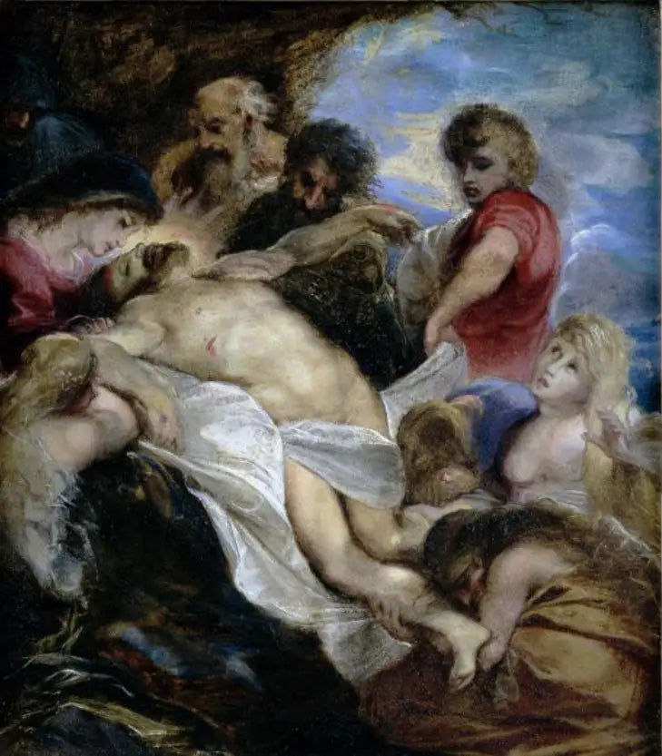 La lamentación sobre el cuerpo de Cristo muerto - Peter Paul Rubens