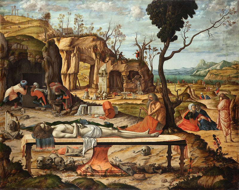 La lamentación sobre el cuerpo de Cristo muerto - Vittore Carpaccio