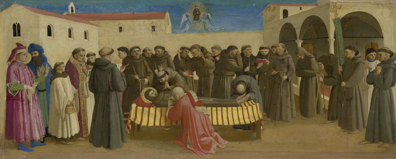 La Lamentación sobre san Francisco - Fra Angelico